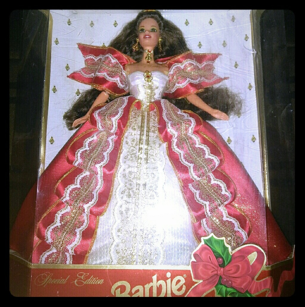 Special edition holiday barbie doll